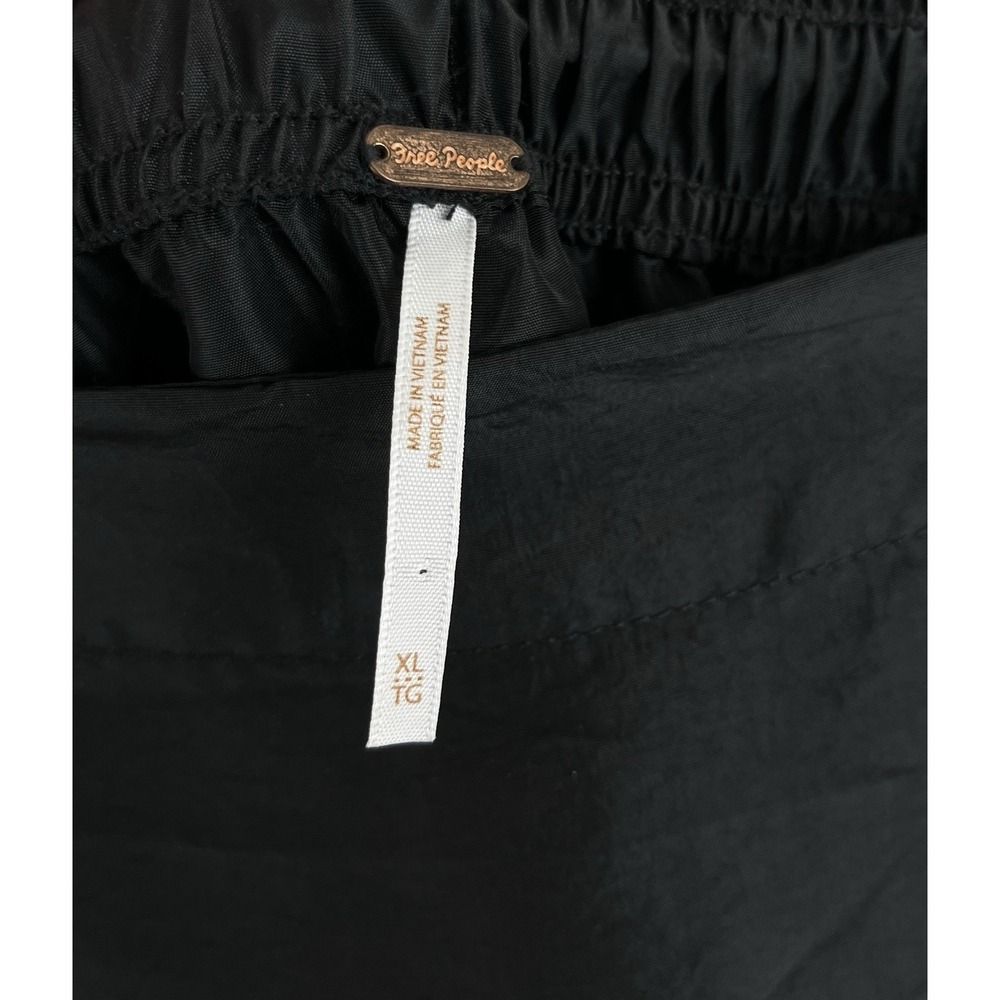 Free People Emery Drop Waist Midi Skirt Fairy Goth Grunge Festival Black XL - Picture 8 of 10